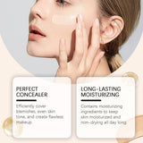 Natural Lightweight Concealer And Moisturizer Liquid Foundation image 2