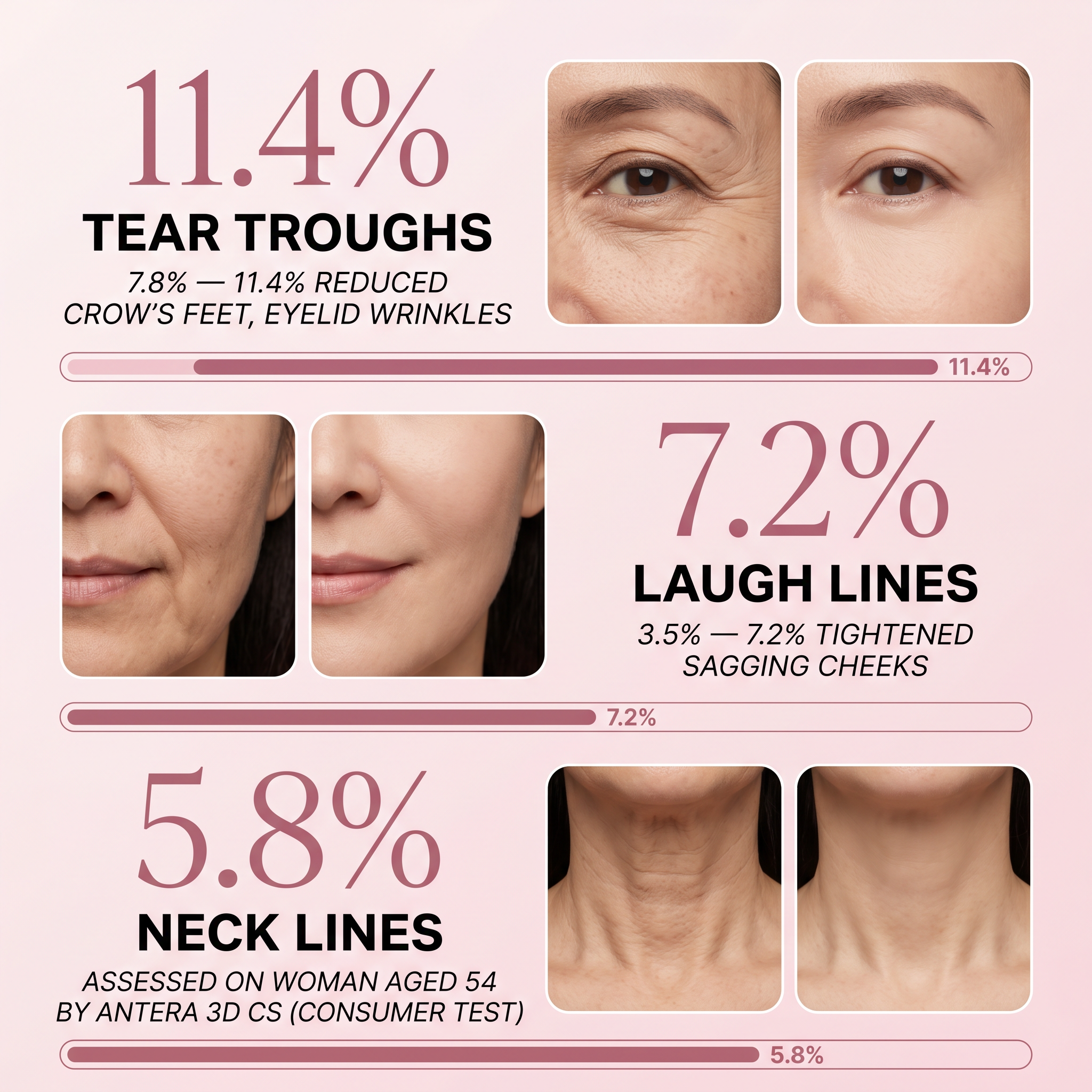 Pink collagen balm swatch