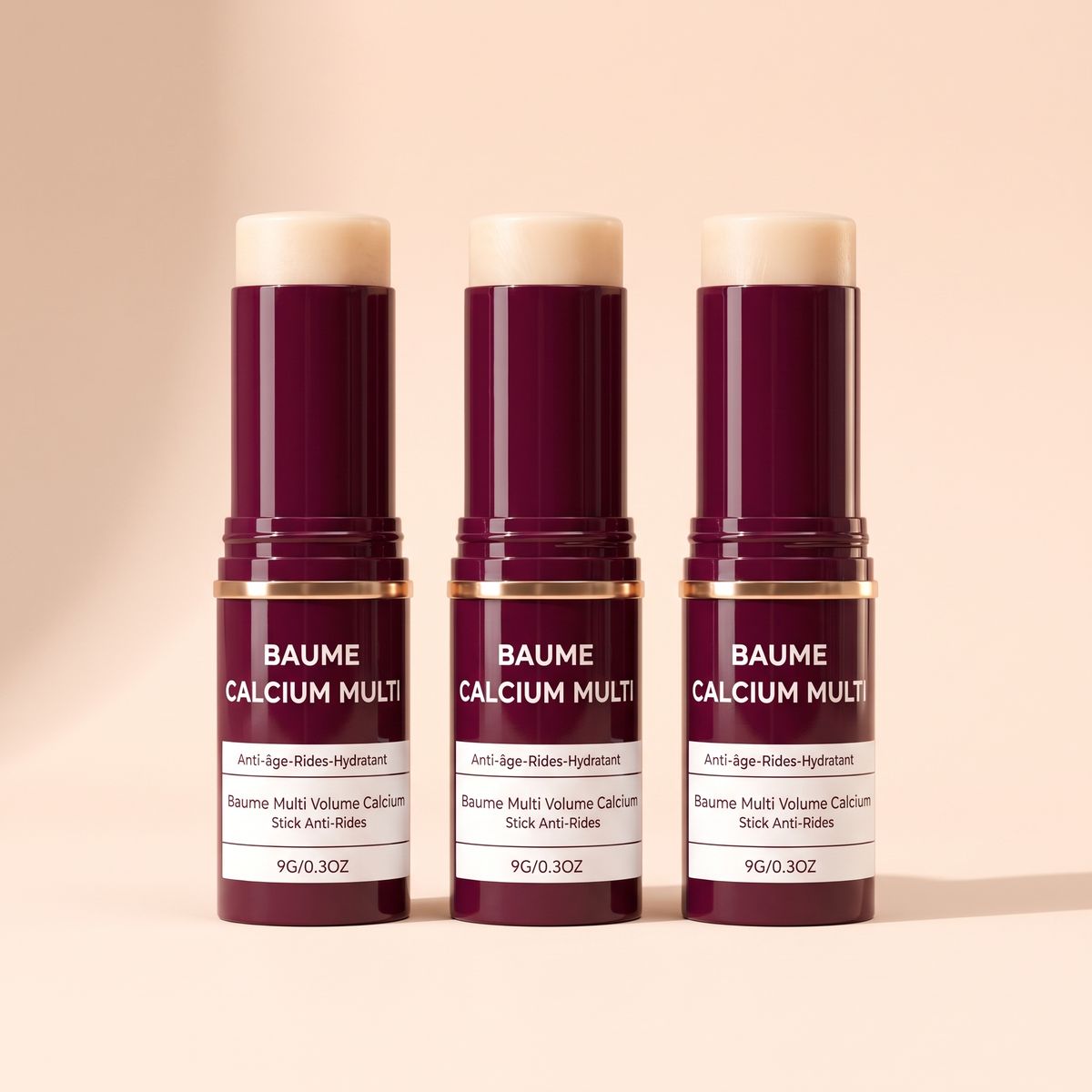 Trois sticks Baume Calcium Multi : la cure de 3 mois