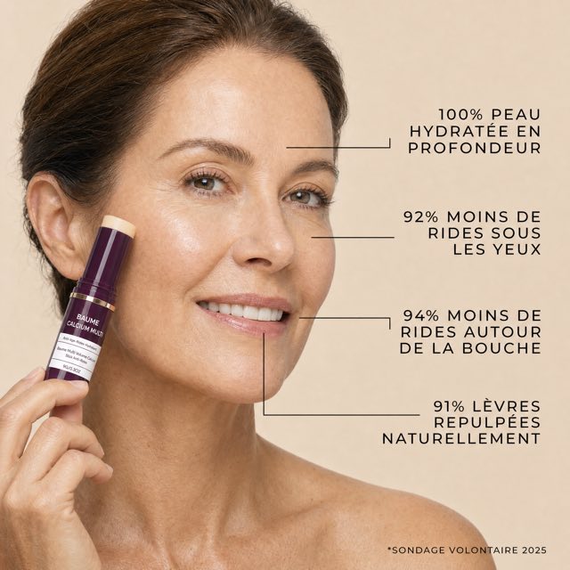 Utilisatrice du Baume Calcium Multi et résultats déclarés